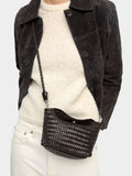 Bolso Bandolera De Piel Trenzada