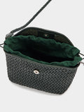 Bolso Bandolera De Piel Trenzada