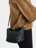 Bolso Bandolera De Piel Trenzada