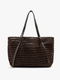 Bolso Shopper Efecto Rafia Con Bolsa Removible