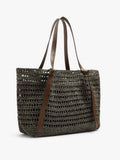 Bolso Shopper Efecto Rafia Con Bolsa Removible
