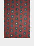 Pañuelo Estampado Floral Con Lana