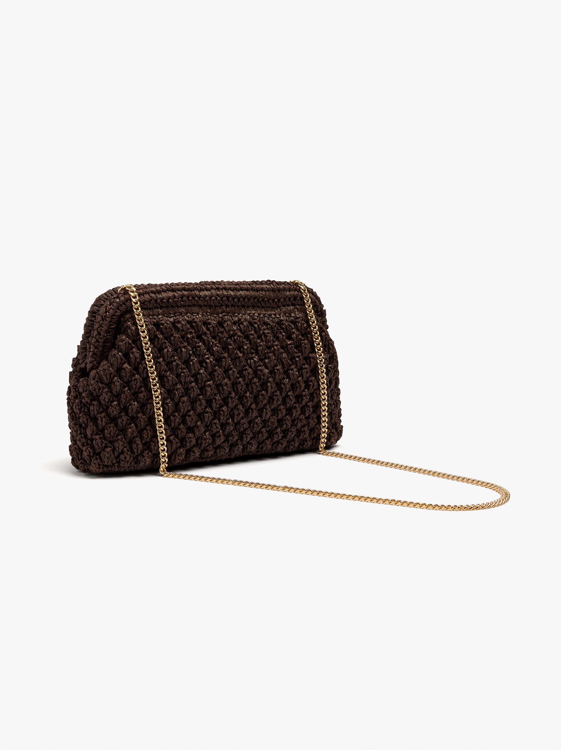 Bolso De Fiesta Efecto Rafia