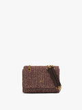 Bolso De Hombro Efecto Rafia Con Solapa