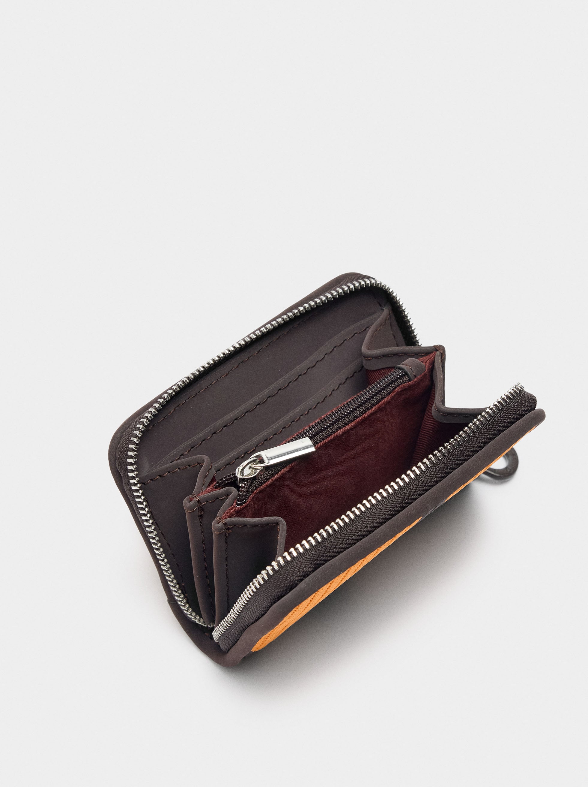 Cartera De Punto Estampado
