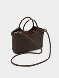 Bolso Tote De Piel Trenzada