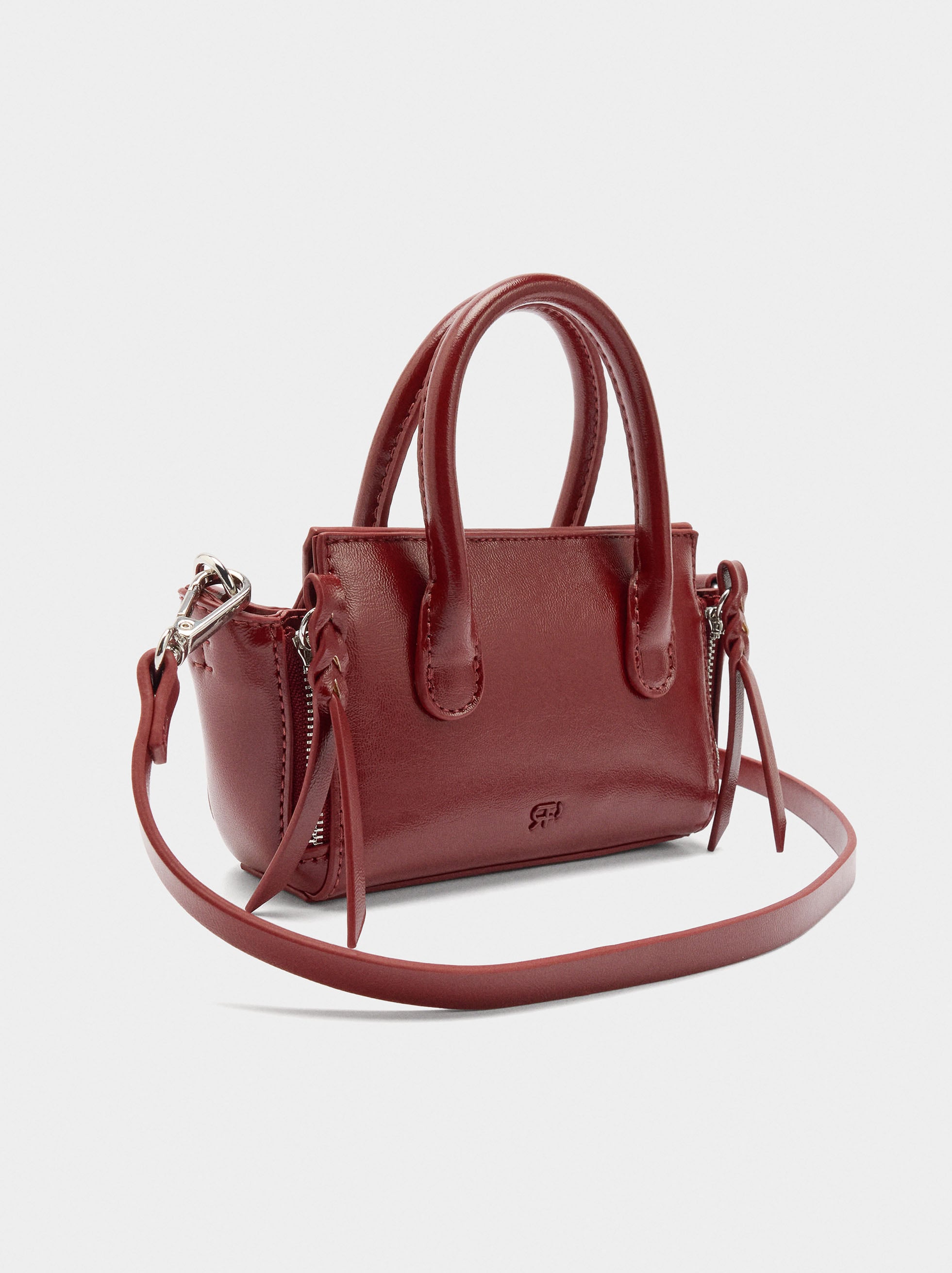 Mini Bolso De Mano Con Colgante