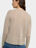 Jersey De Punto Semitransparente