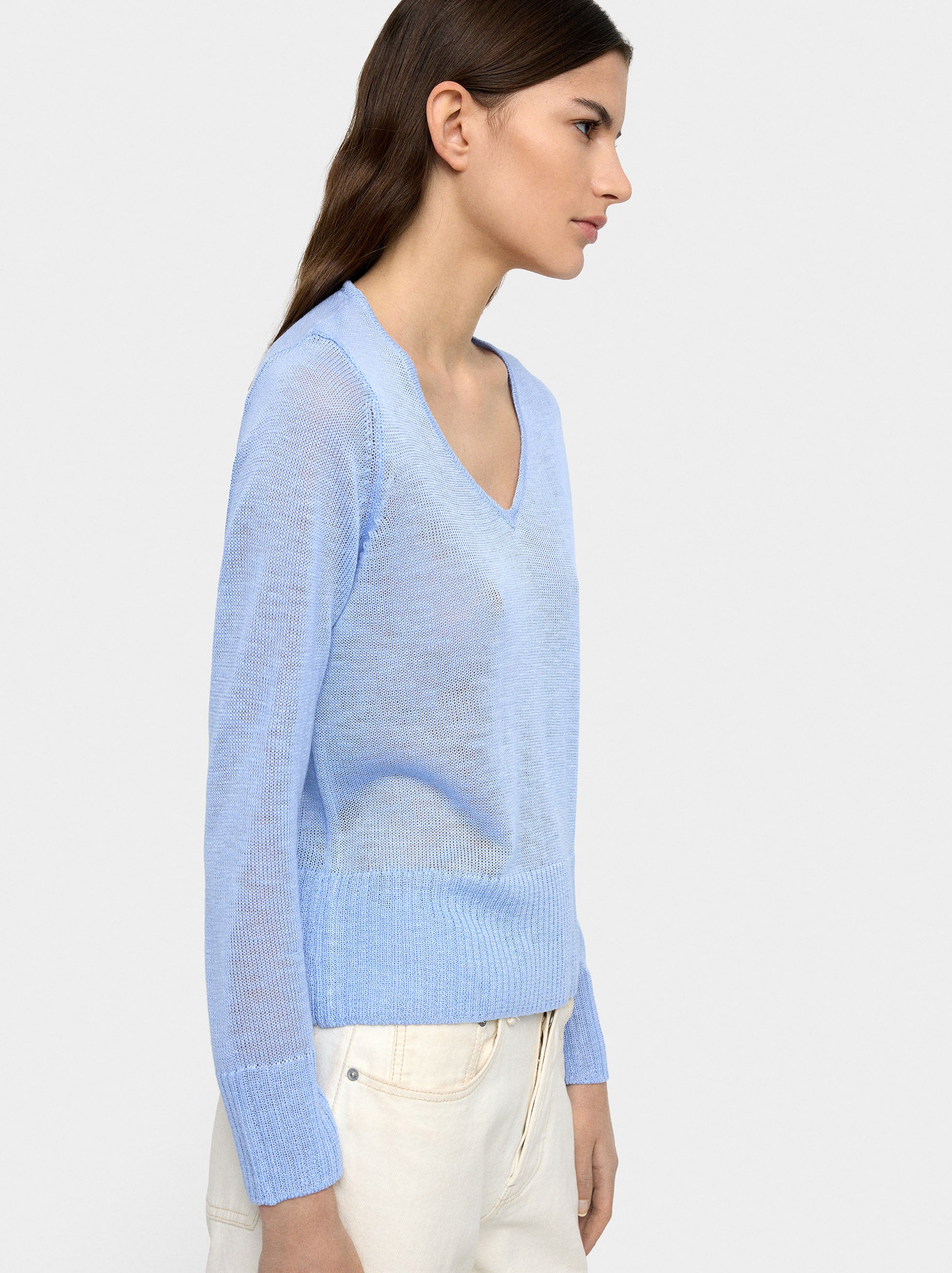 Jersey De Punto Semitransparente