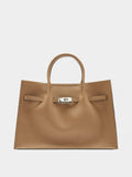 Bolso Tote Con Textura Y Cinturón