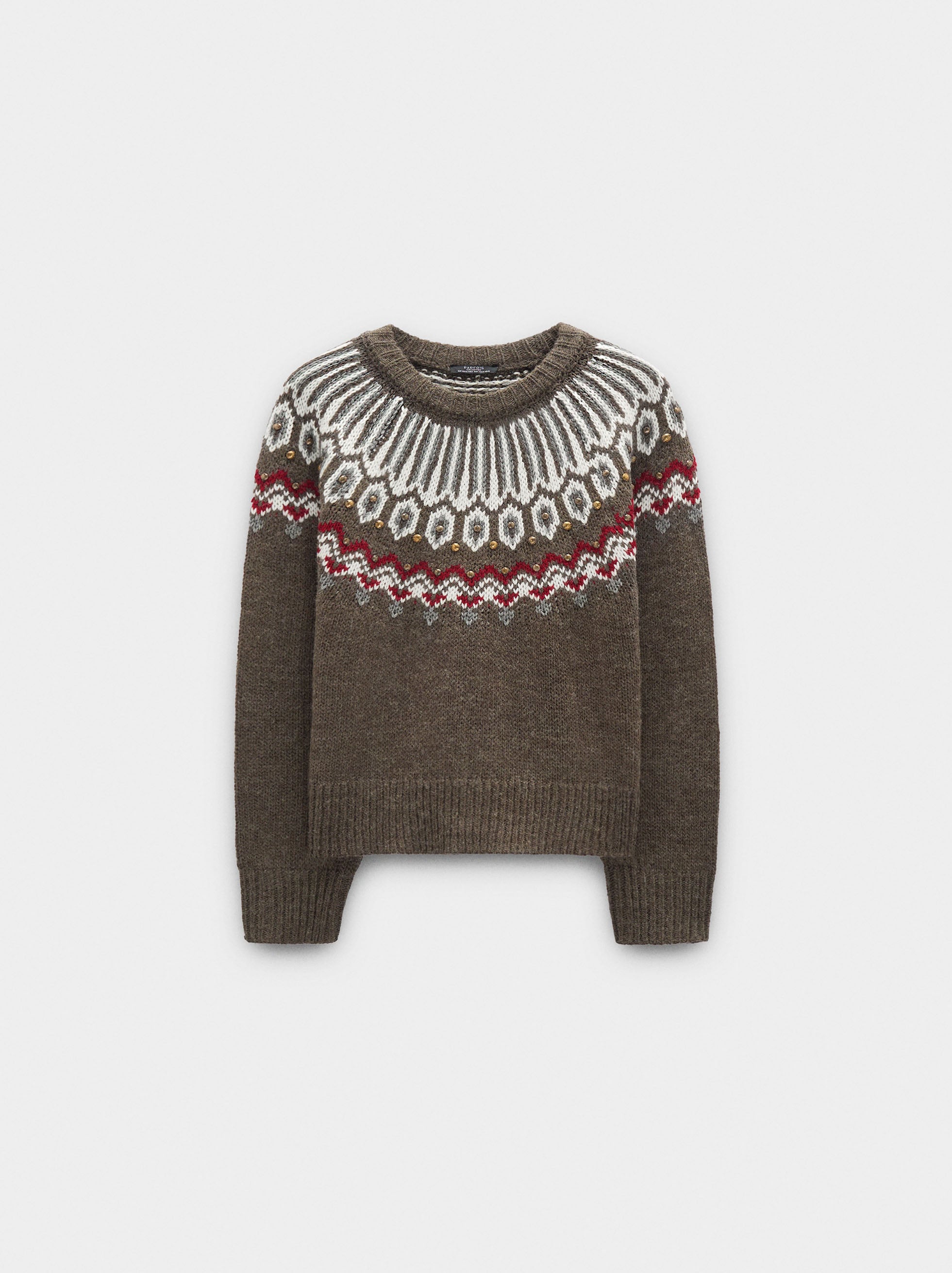 Jersey De Punto Jacquard