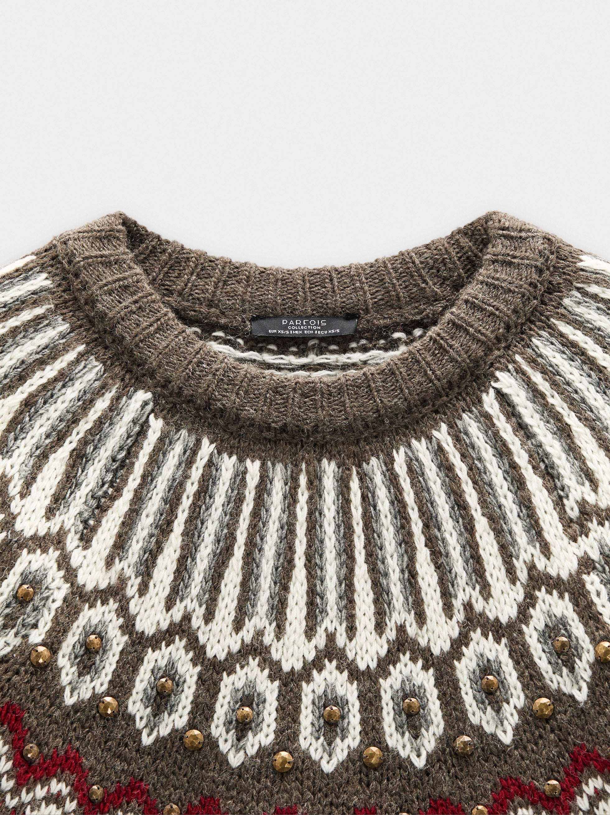 Jersey De Punto Jacquard