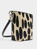 Bolso Bandolera De Piel Estampado Animal