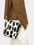 Bolso Bandolera De Piel Estampado Animal