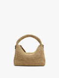 Bolso De Mano Efecto Rafia Con Bandolera