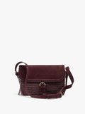 Bolso Bandolera Efecto Rafia Con Solapa