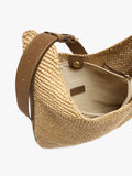 Bolso De Hombro Efecto Rafia