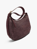 Bolso Bandolera Con Efecto Rafia