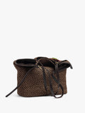 Bolso Shopper Efecto Rafia Con Colgante