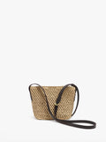 Bolso Bandolera Con Efecto Rafia