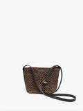 Bolso Bandolera Con Efecto Rafia