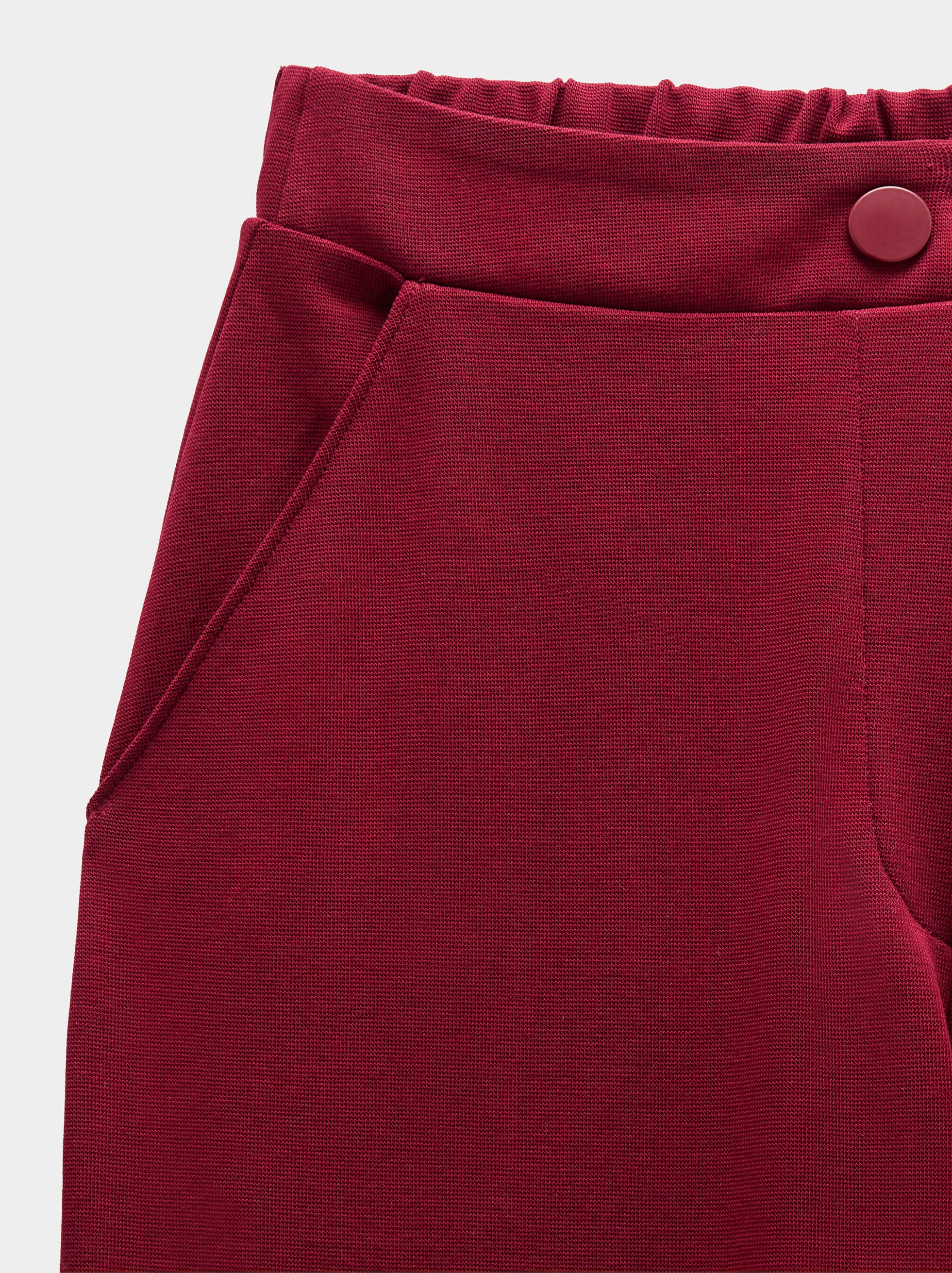 Pantalón Con Bolsillos Y Cintura Elástica