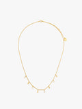 Collar Con Conchas Baño De Oro 18k - Plata De Ley 925