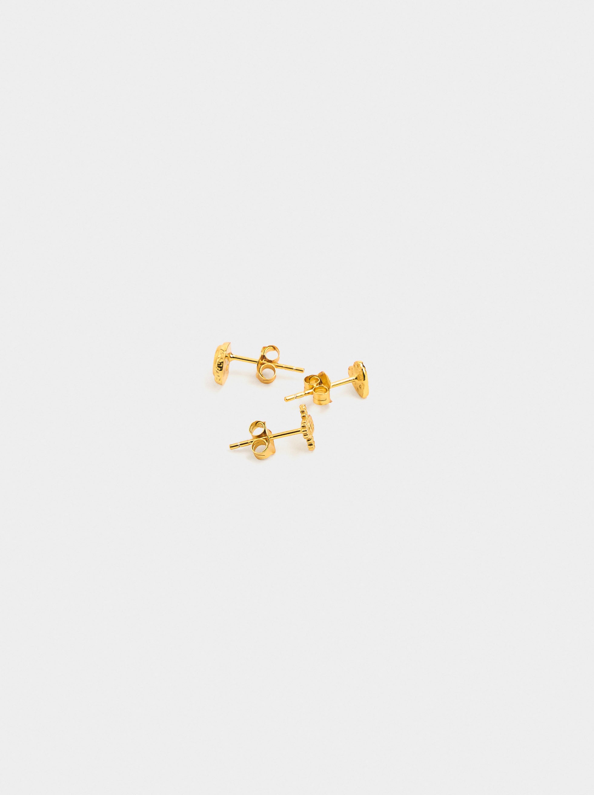Set De Pendientes Con Circonitas - Plata De Ley 925