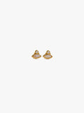 Set De Pendientes Baño De Oro 18k - Plata De Ley 925