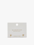 Set De Pendientes Baño De Oro 18k - Plata De Ley 925