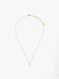 Collar Con Circonia Baño De Oro 18k - Plata De Ley 925
