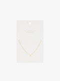 Collar Con Circonia Baño De Oro 18k - Plata De Ley 925