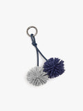 Bolso Tote Efecto Rafia Con Colgante