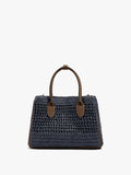 Bolso Tote Efecto Rafia Con Bandolera