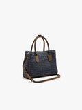 Bolso Tote Efecto Rafia Con Bandolera