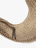 Bolso Hobo Efecto Rafia