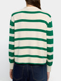 Cárdigan De Punto Con Rayas