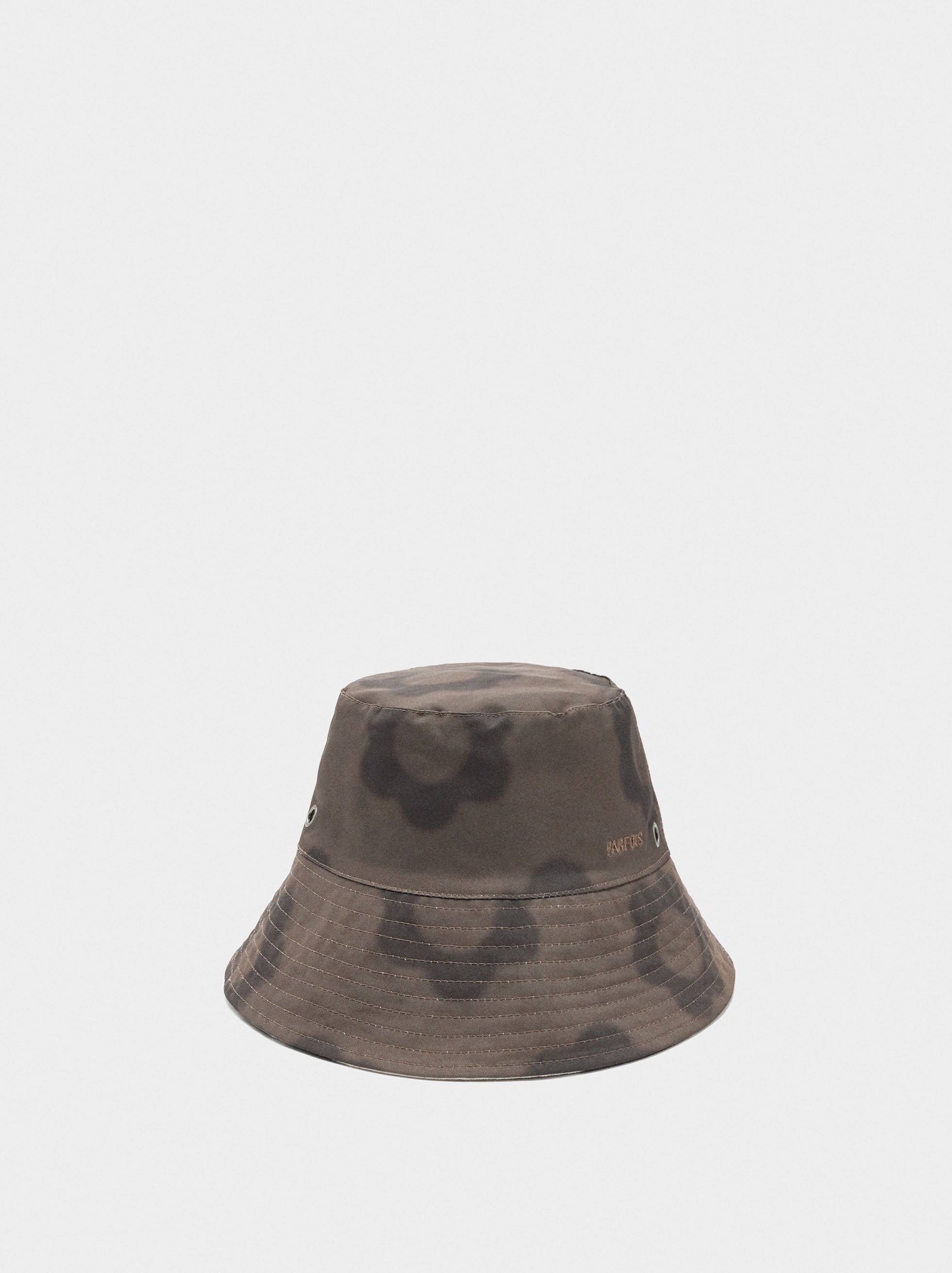 Sombrero Reversible De Nylon Estampado Floral