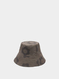 Sombrero Reversible De Nylon Estampado Floral