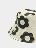 Sombrero Reversible De Nylon Estampado Floral