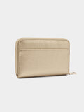 Cartera Con Textura Y Cierre De Cremallera