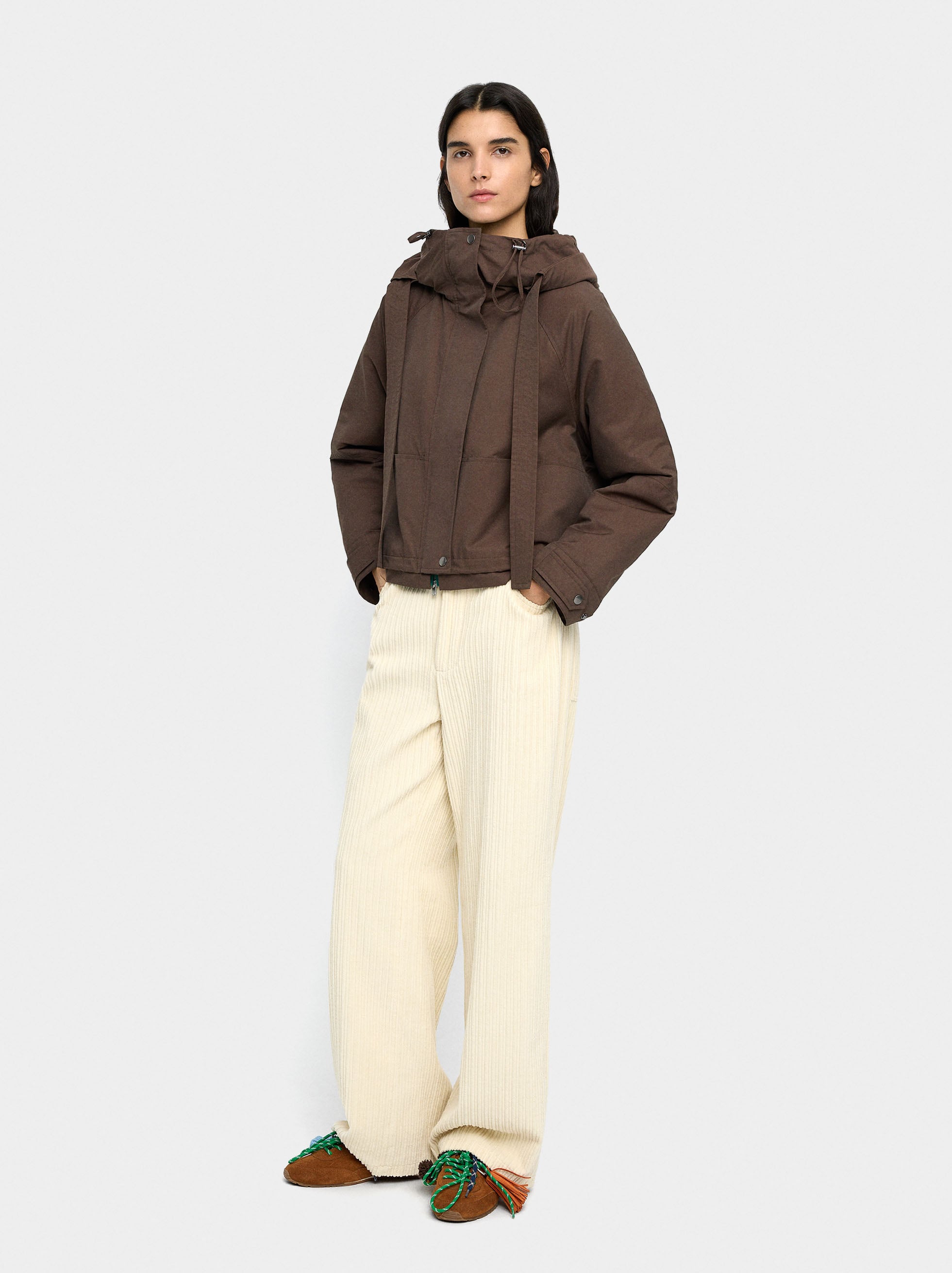Chaqueta Con Capucha Water Repellent