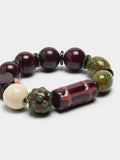 Pulsera Elástica Con Esmalte Y Cerámica