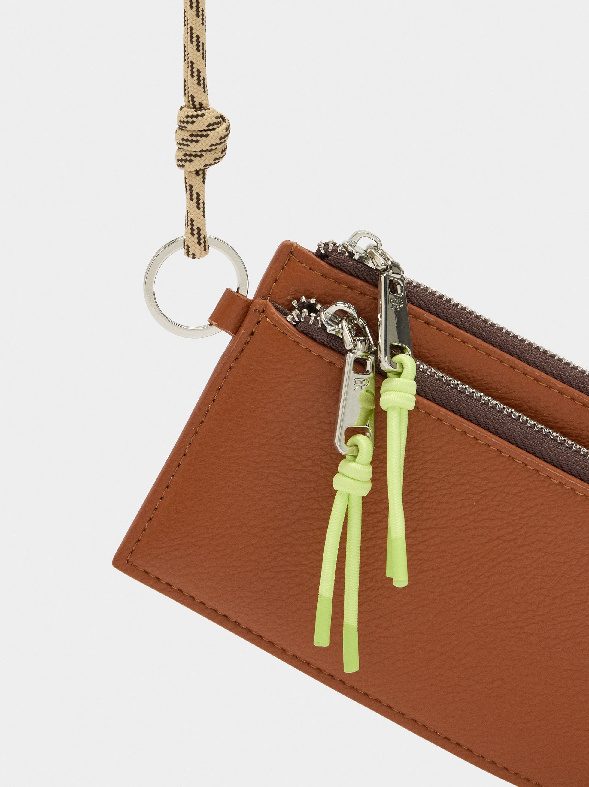 Bolso Multiusos Con Textura Y Cordón