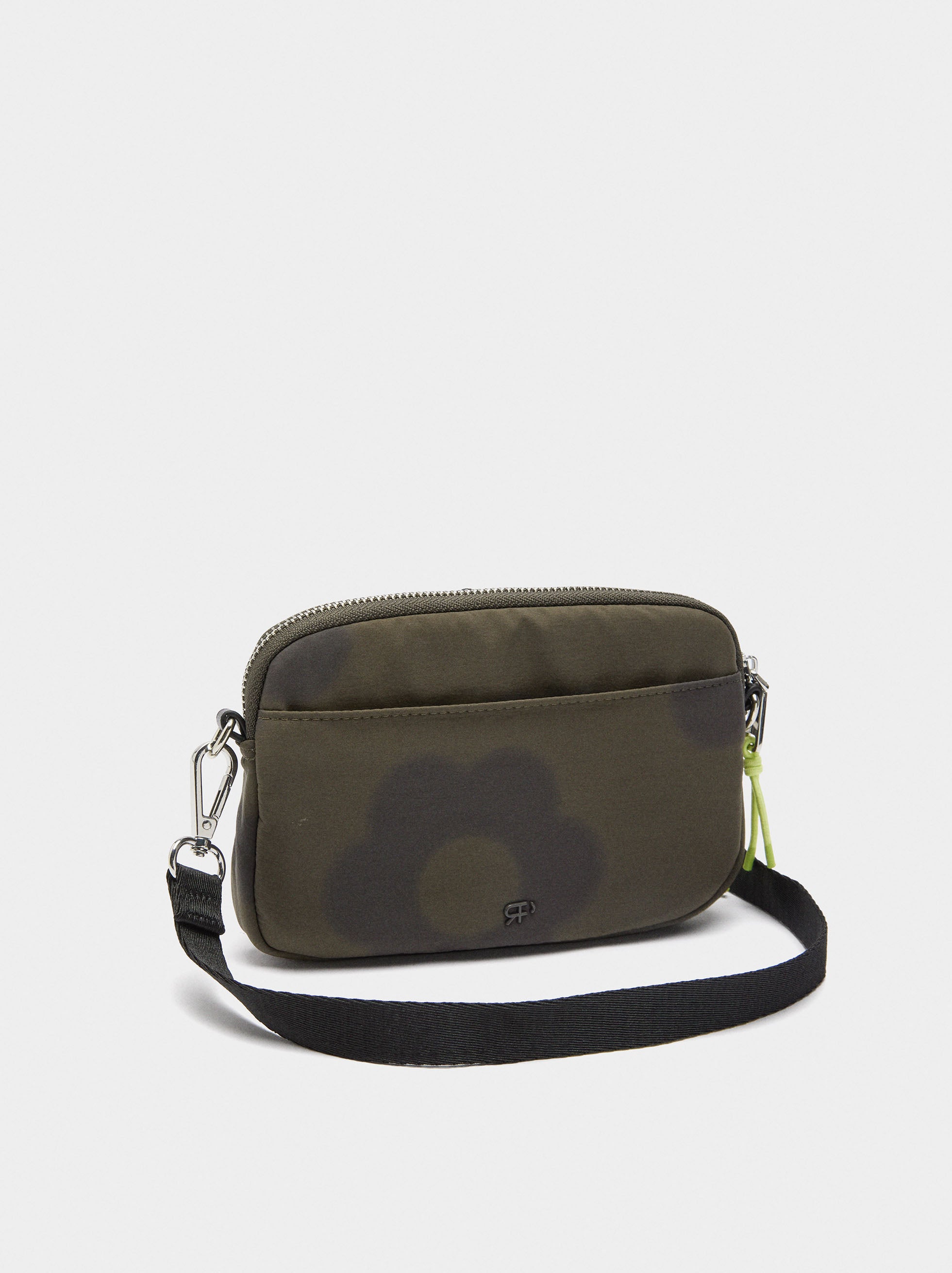 Bolso Multiusos De Nylon Estampado Floral
