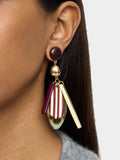 Pendientes Largos De Resina