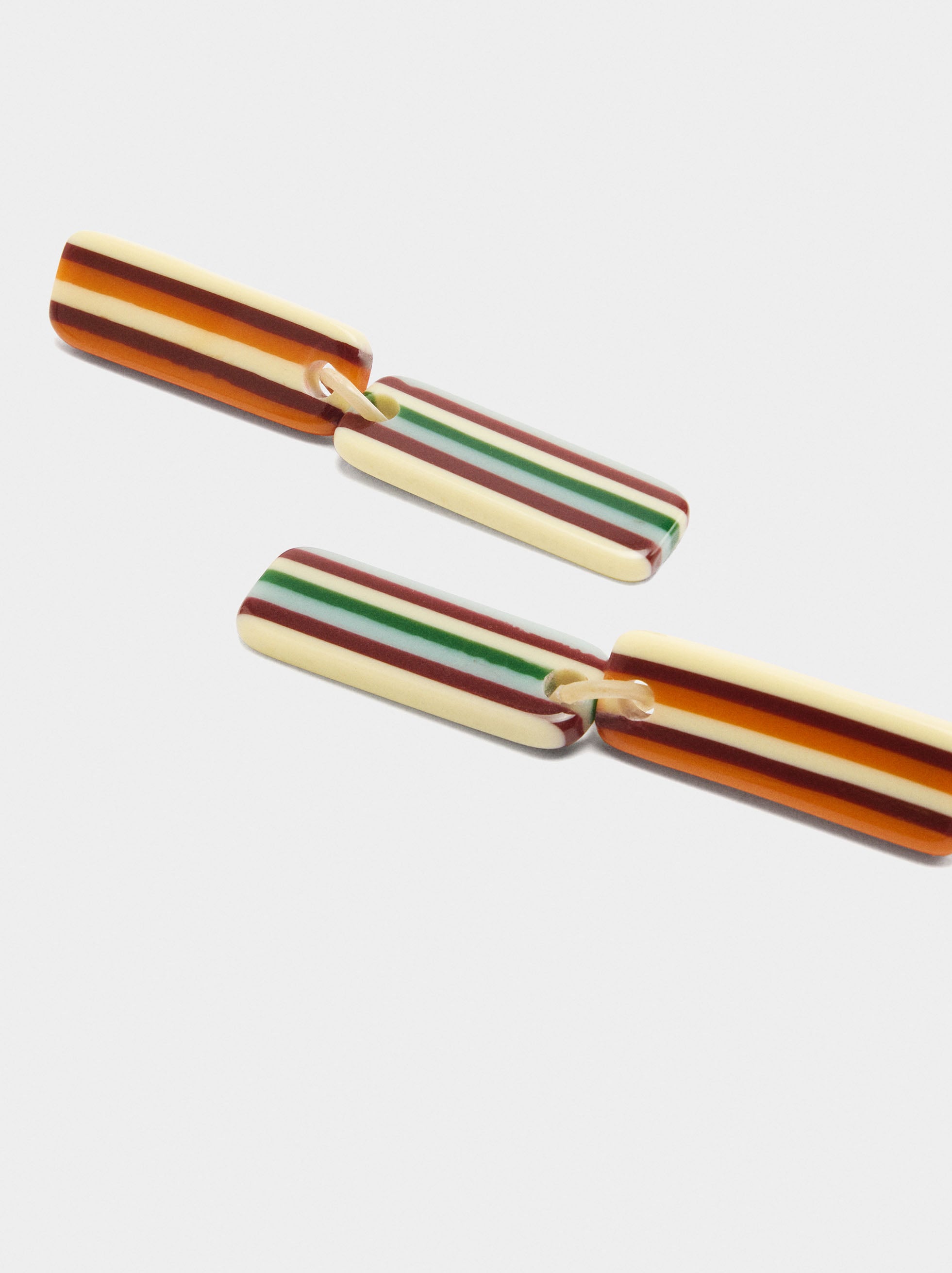 Pendientes Largos A Rayas