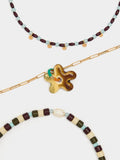 Set De Collares Cuentas De Cerámica