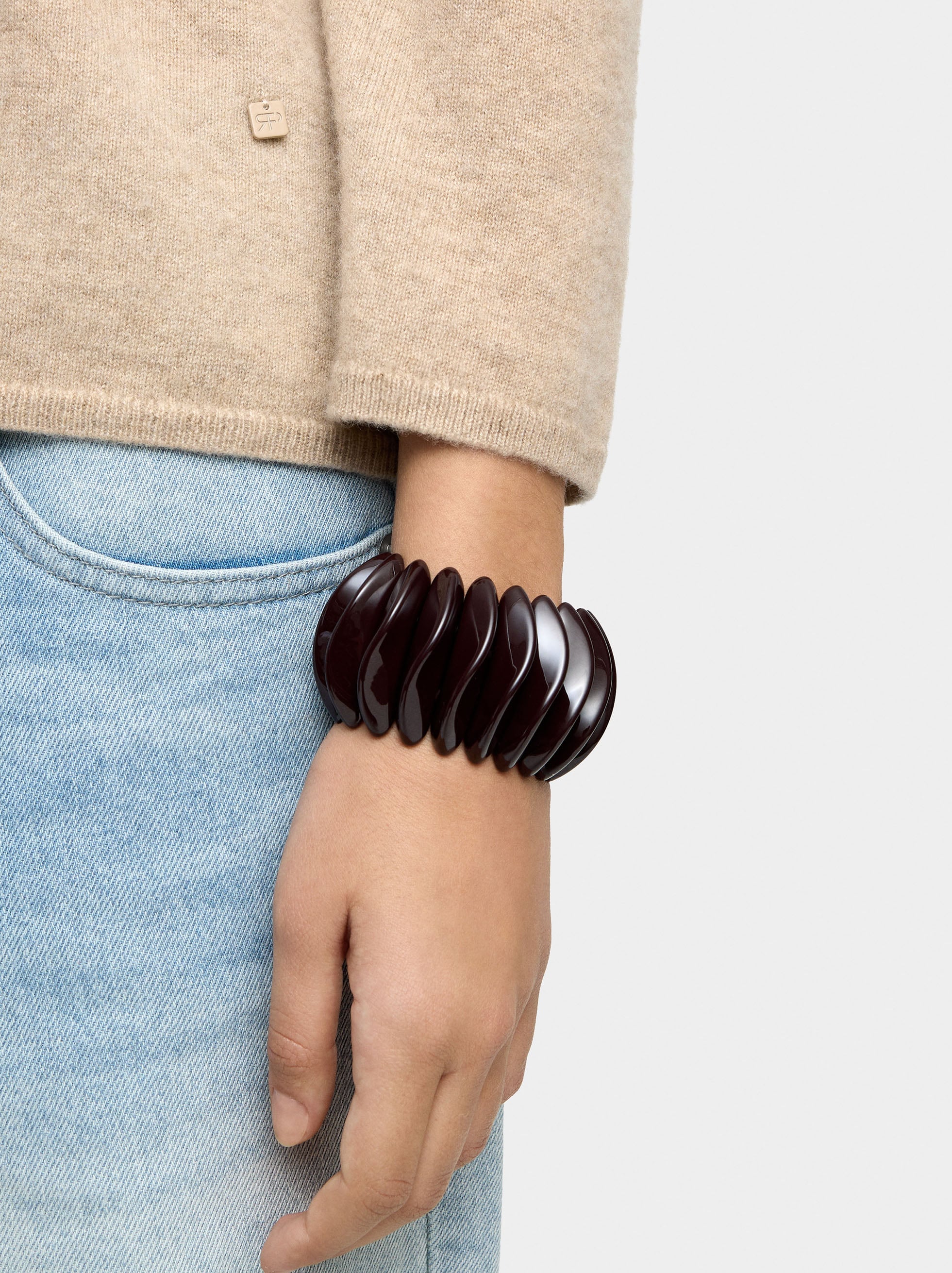 Pulsera Elástica Con Ondas