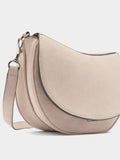 Bolso Bandolera Efecto Piel Con Solapa